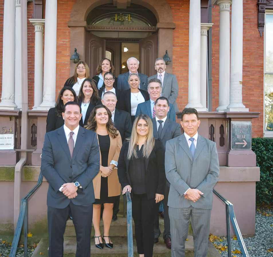 Voccola Law Team at Rhode Island Courthouse